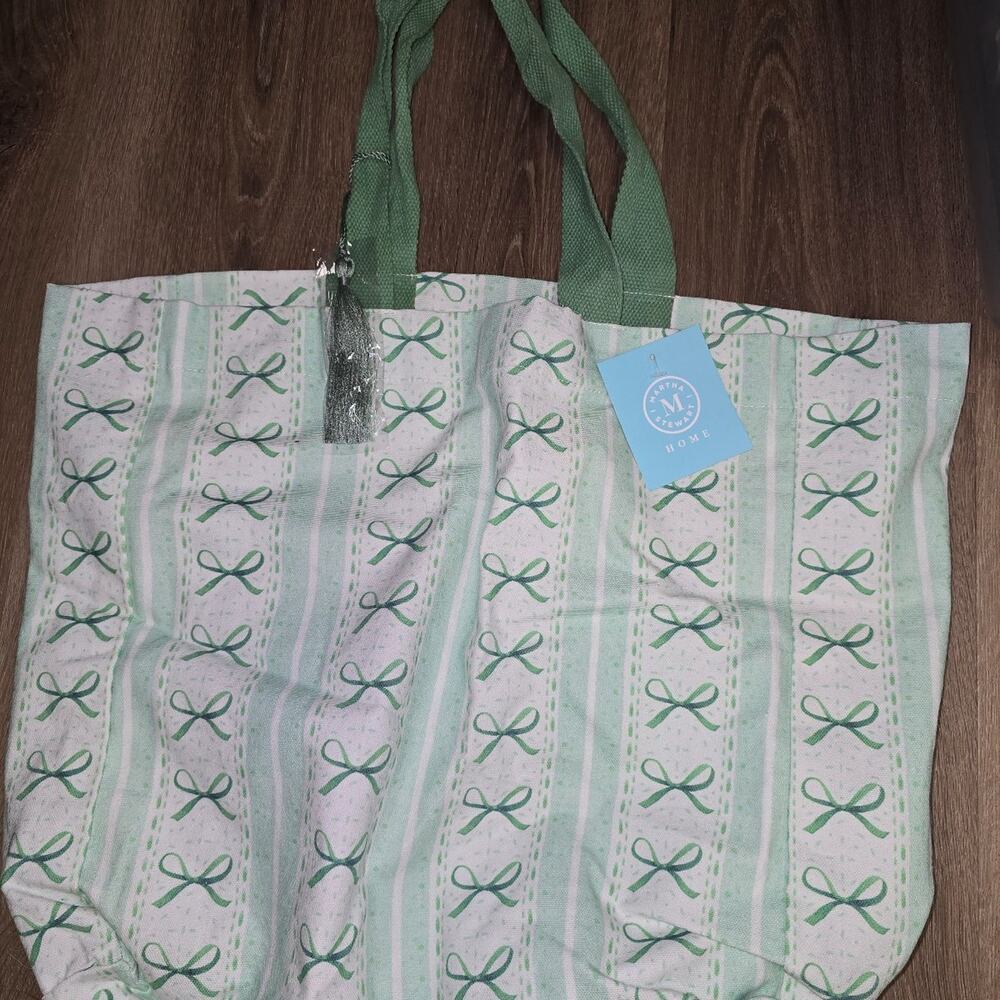 Martha Stewart canvas tote bag NWT